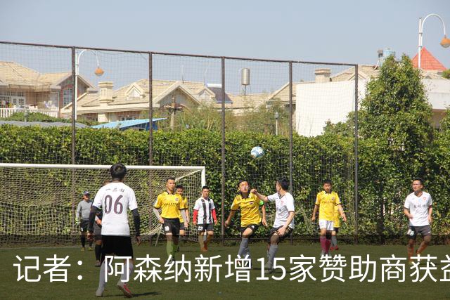 记者：阿森纳新增15家赞助商获益约6500万镑，赞助增长英超最快